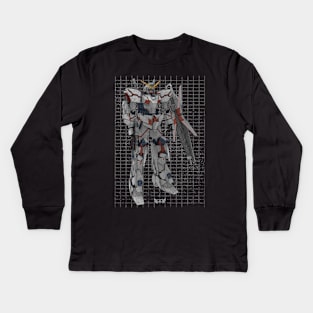 RX-0 Unicorn Gundam Kids Long Sleeve T-Shirt